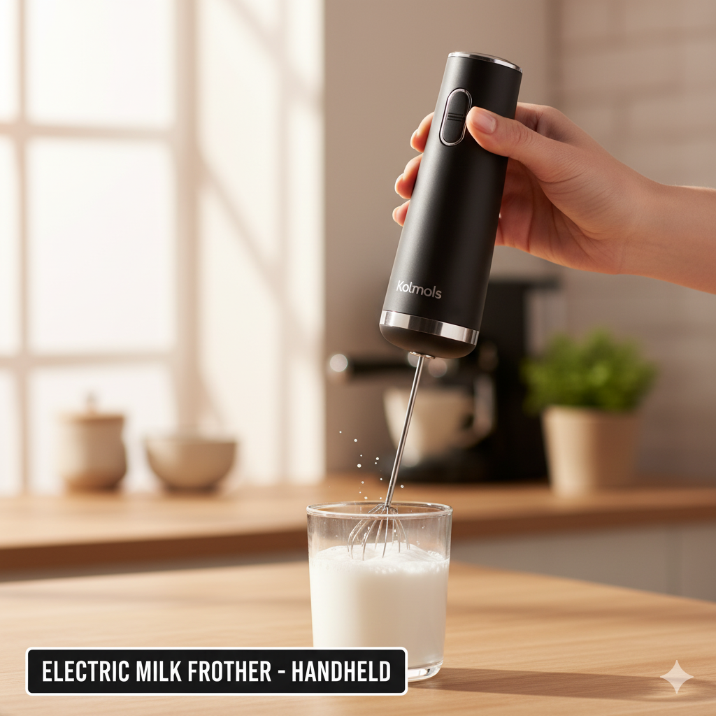 Electric Milk Frother – Handheld