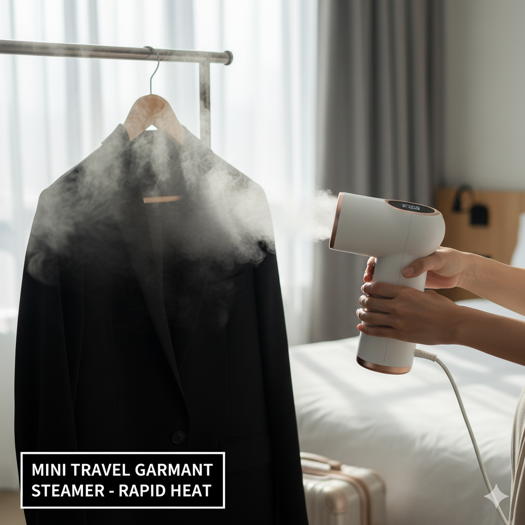 Mini Travel Garment Steamer – Rapid Heat
