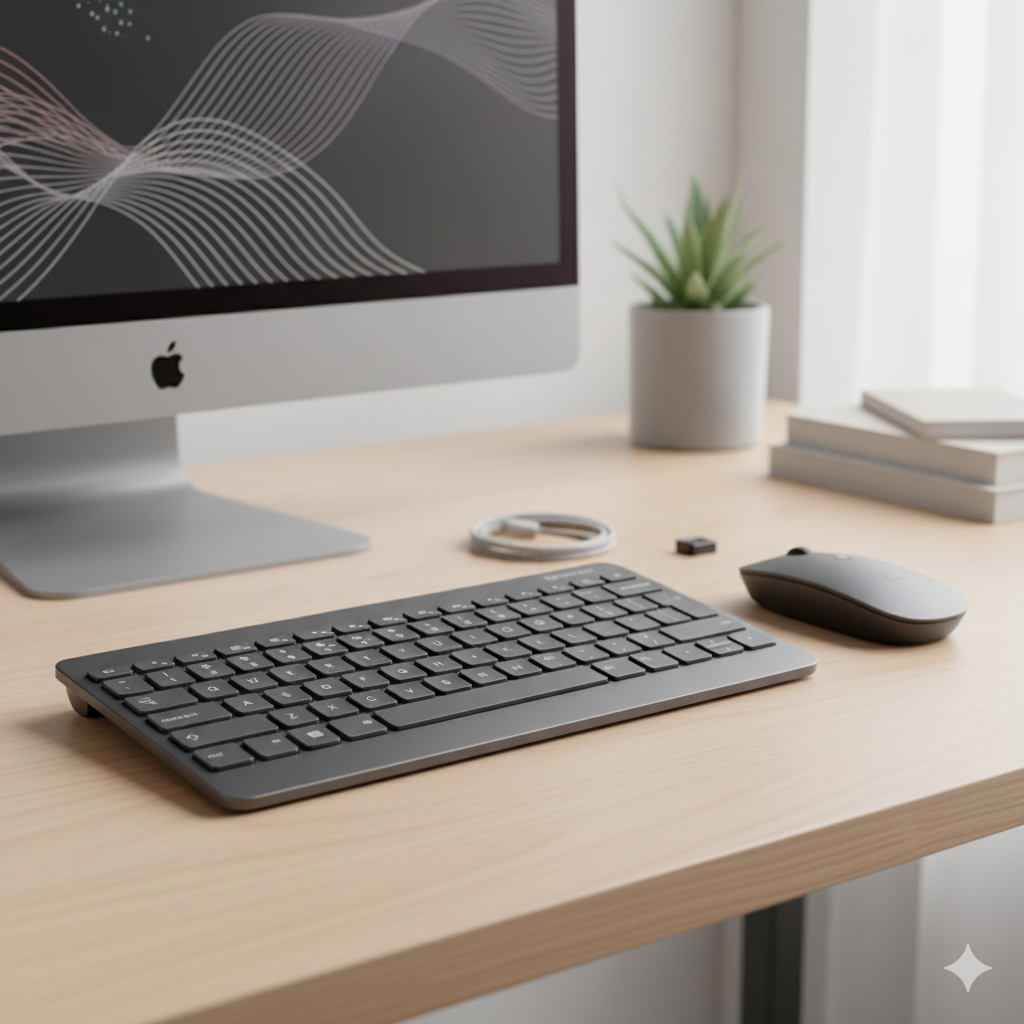 Wireless Keyboard & Mouse Set – Slim & Silent