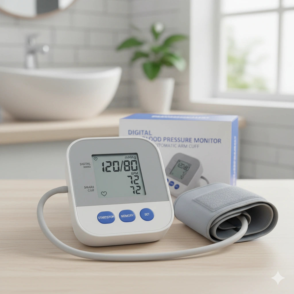 Digital Blood Pressure Monitor – Automatic Arm Cuff